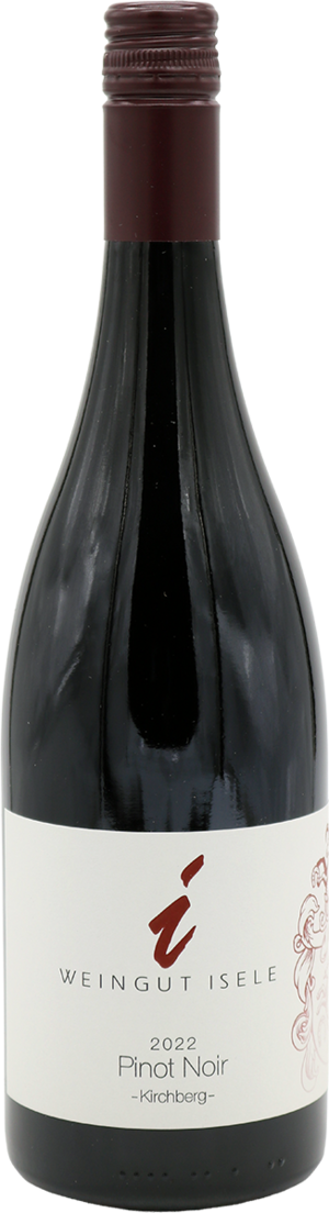 Weinflasche 2022er Pinot Noir -Kirchberg- – Rotwein vom Weingut Isele