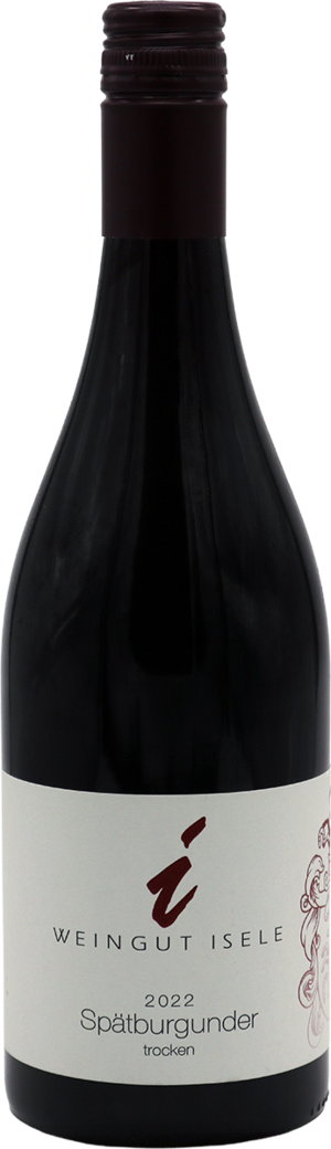 Weinflasche 2022er Spätburgunder – Rotwein vom Weingut Isele